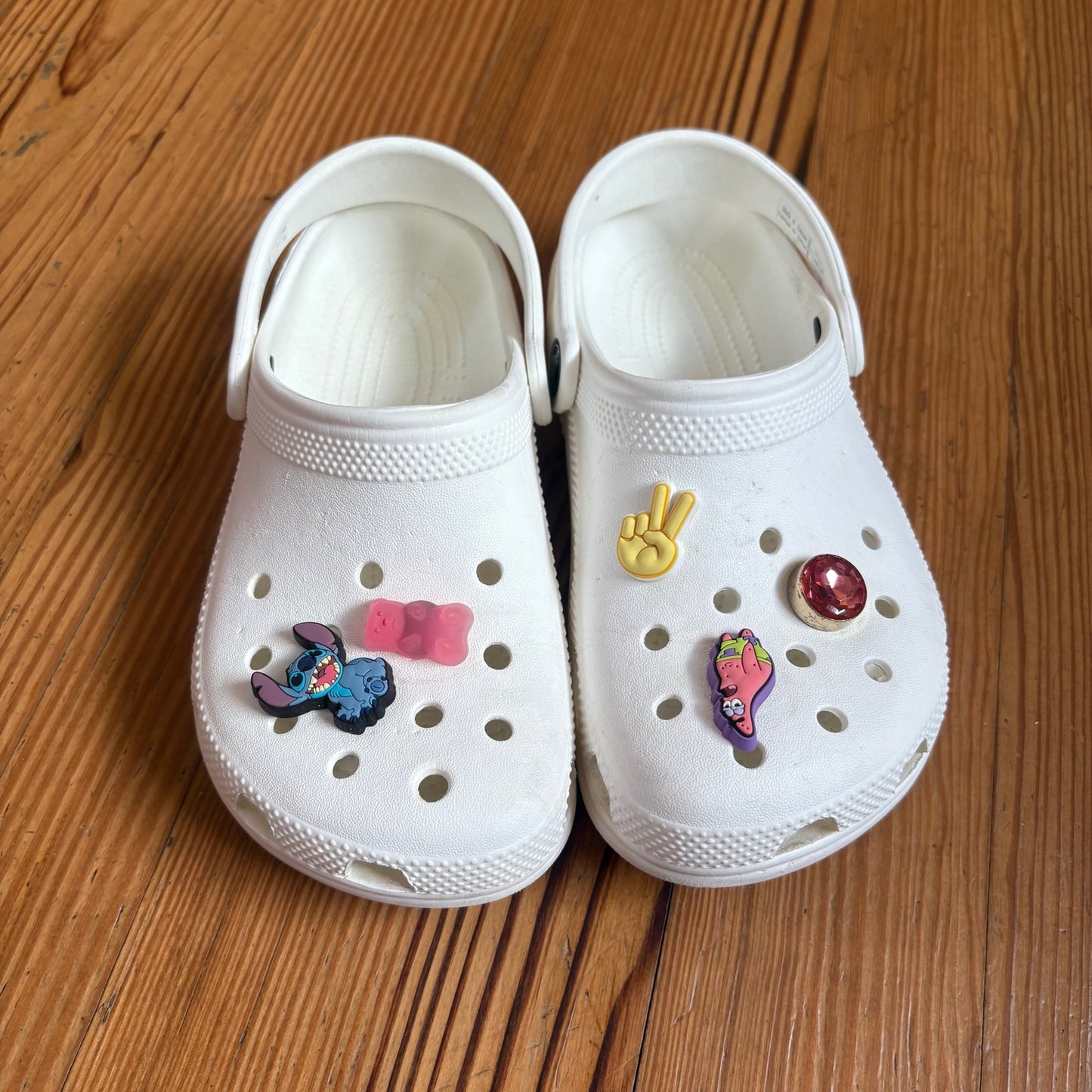 Crocs white classic slip on clog kids shoes SIZE 1