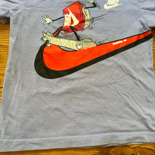 Nike light purple skateboarding graphic shirt SIZE 5