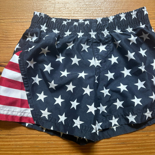 Koala Kids blue red American flag stripes stars baby swimsuit SIZE 6-9M