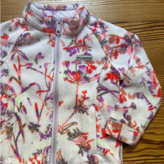 Columbia light purple full zip toddler fleece sweater SIZE 3T