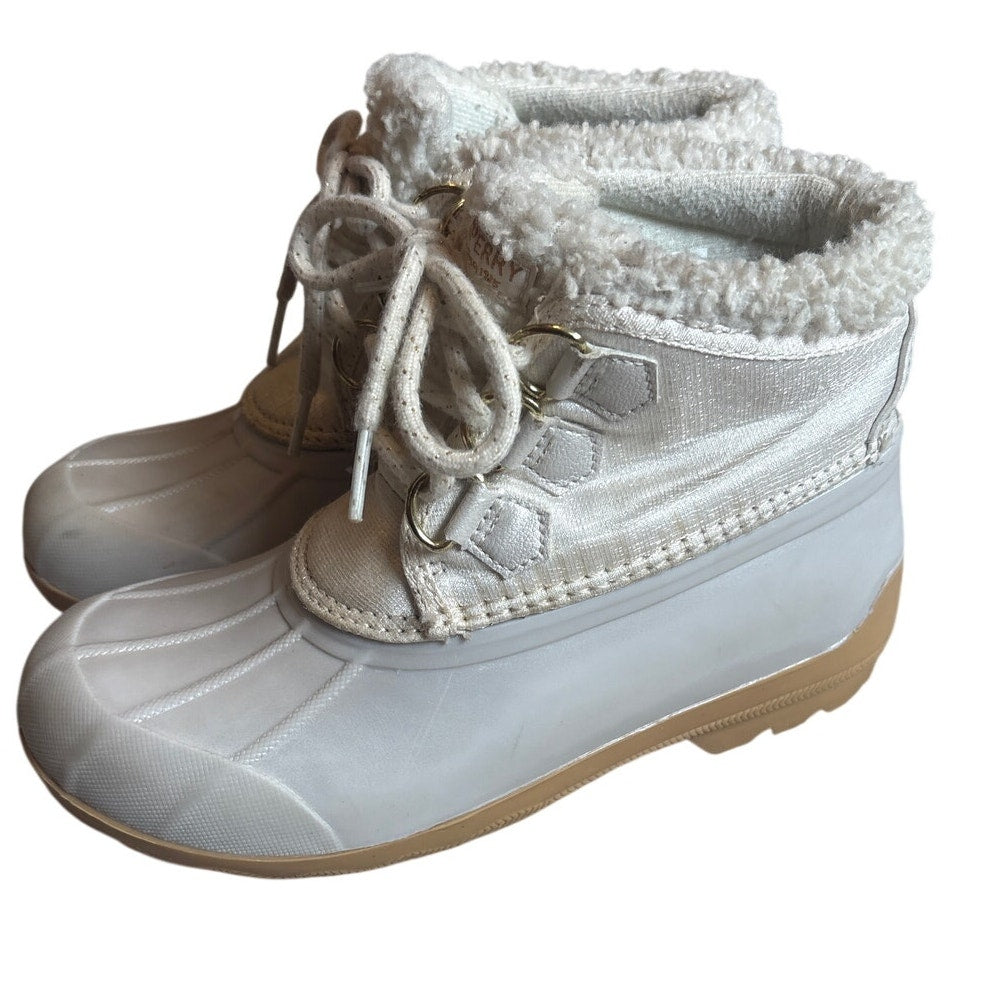 Sperry Saltwater alpine rubber sole faux fur youth duck rain boots SIZE 3M