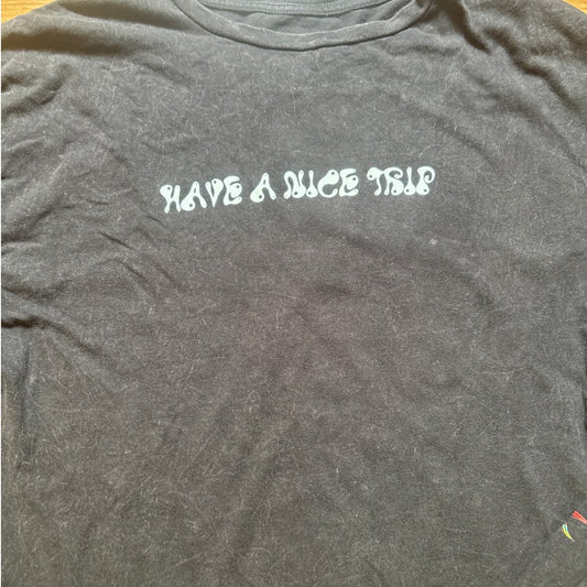 PacSun vintage black Nice Trip sun long sleeve shirt SIZE M