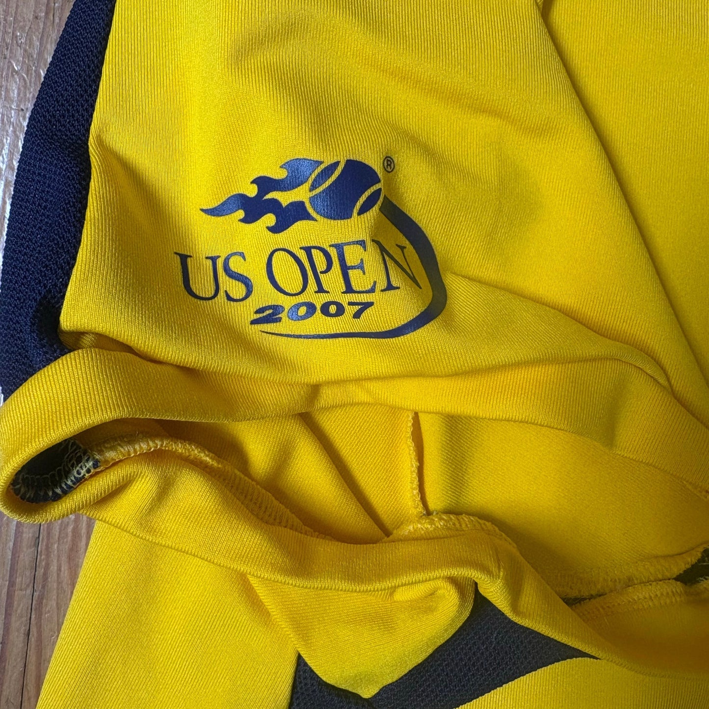 Polo Ralph Lauren US Open 07 yellow performance short sleeve polo shirt SIZE XXL