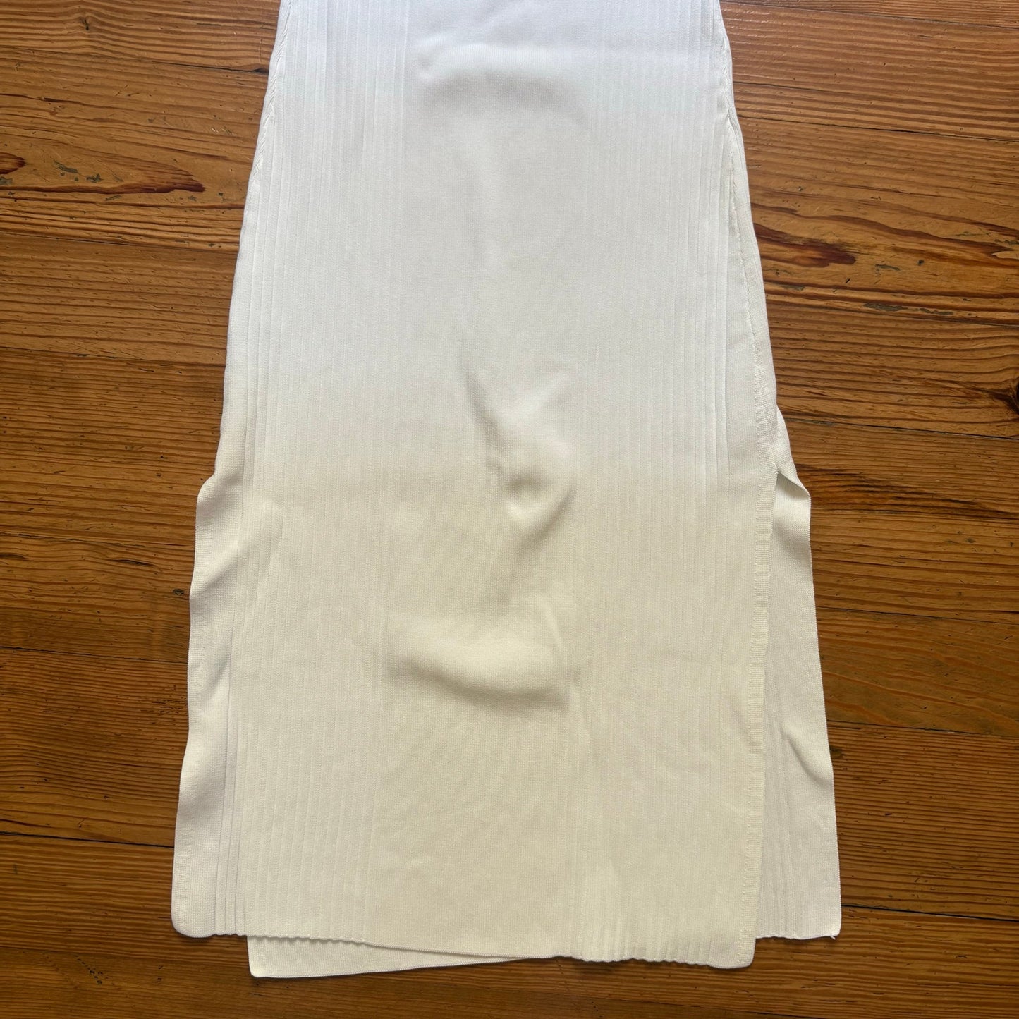 Joie ivory white ribbed midi tortoise shell tank dress SIZE XS
