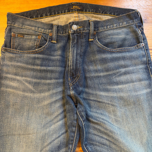 Polo Ralph Lauren The Classic Fit medium wash straight leg jeans SIZE 33x30