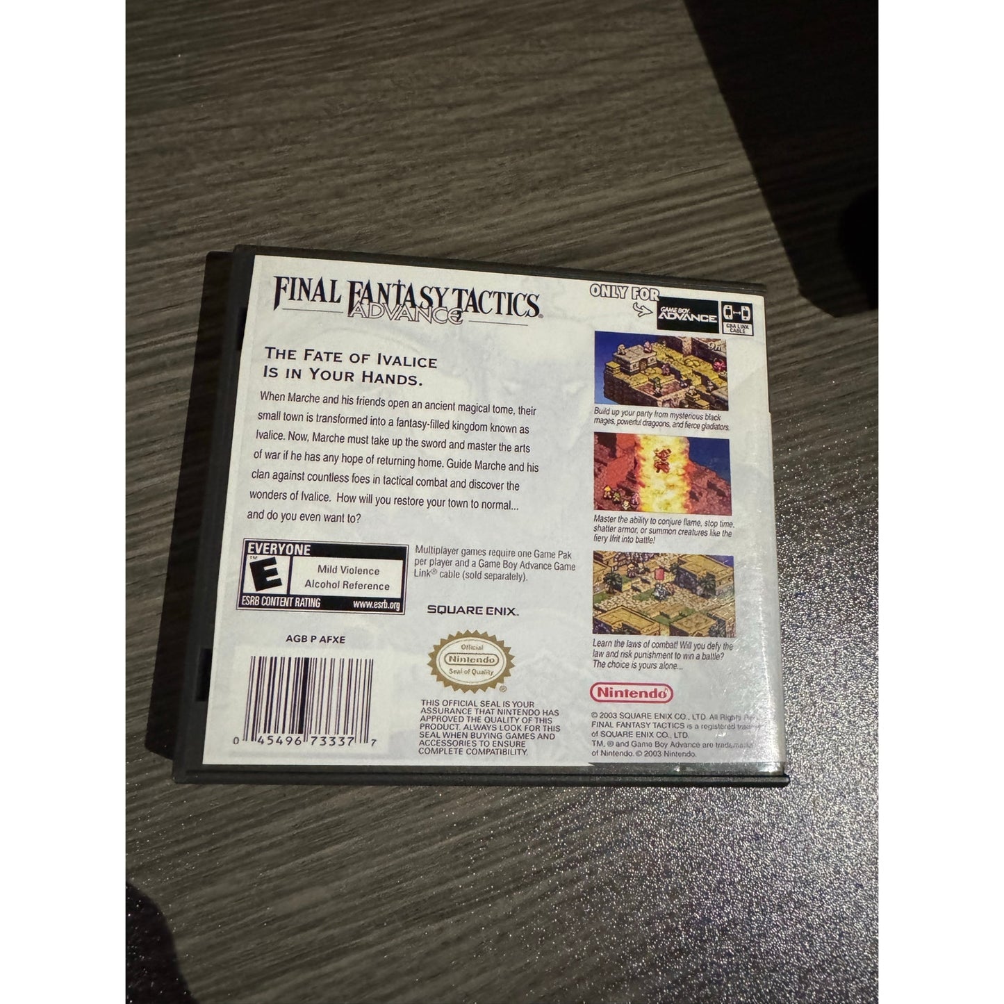 Final Fantasy Tactics Advance (Game Boy Advance,) Authentic