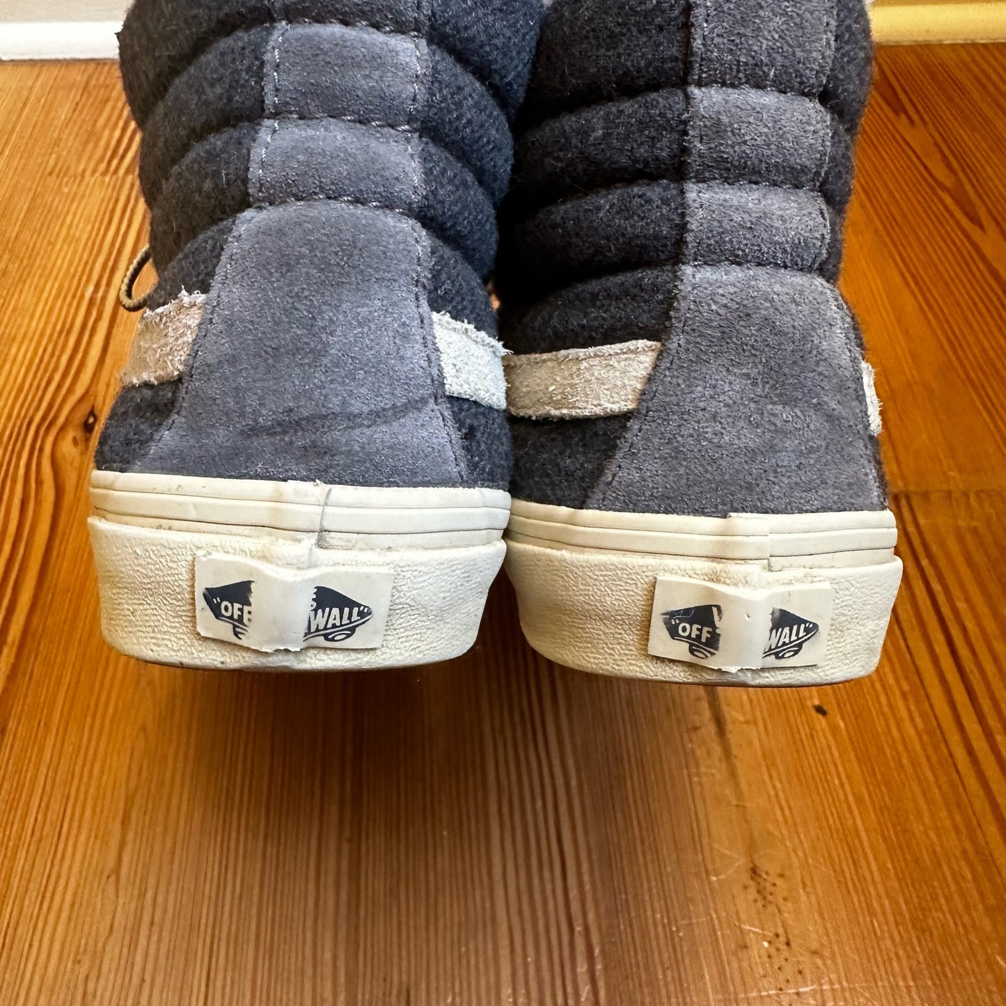 Vans Sk-8 unisex scotchguard gray sherpa lined high top sneakers SIZE M7.5, W9