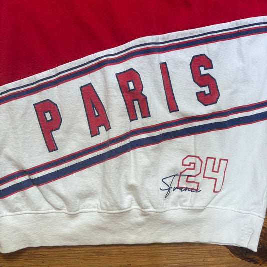 Love Dazed red white Paris 24 racing long sleeve shirt SIZE S
