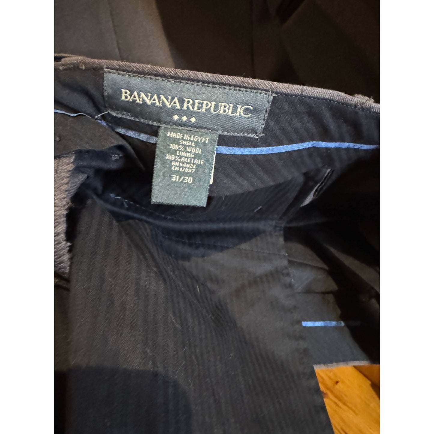 Banana Republic Suit 38 S Egyptian Wool