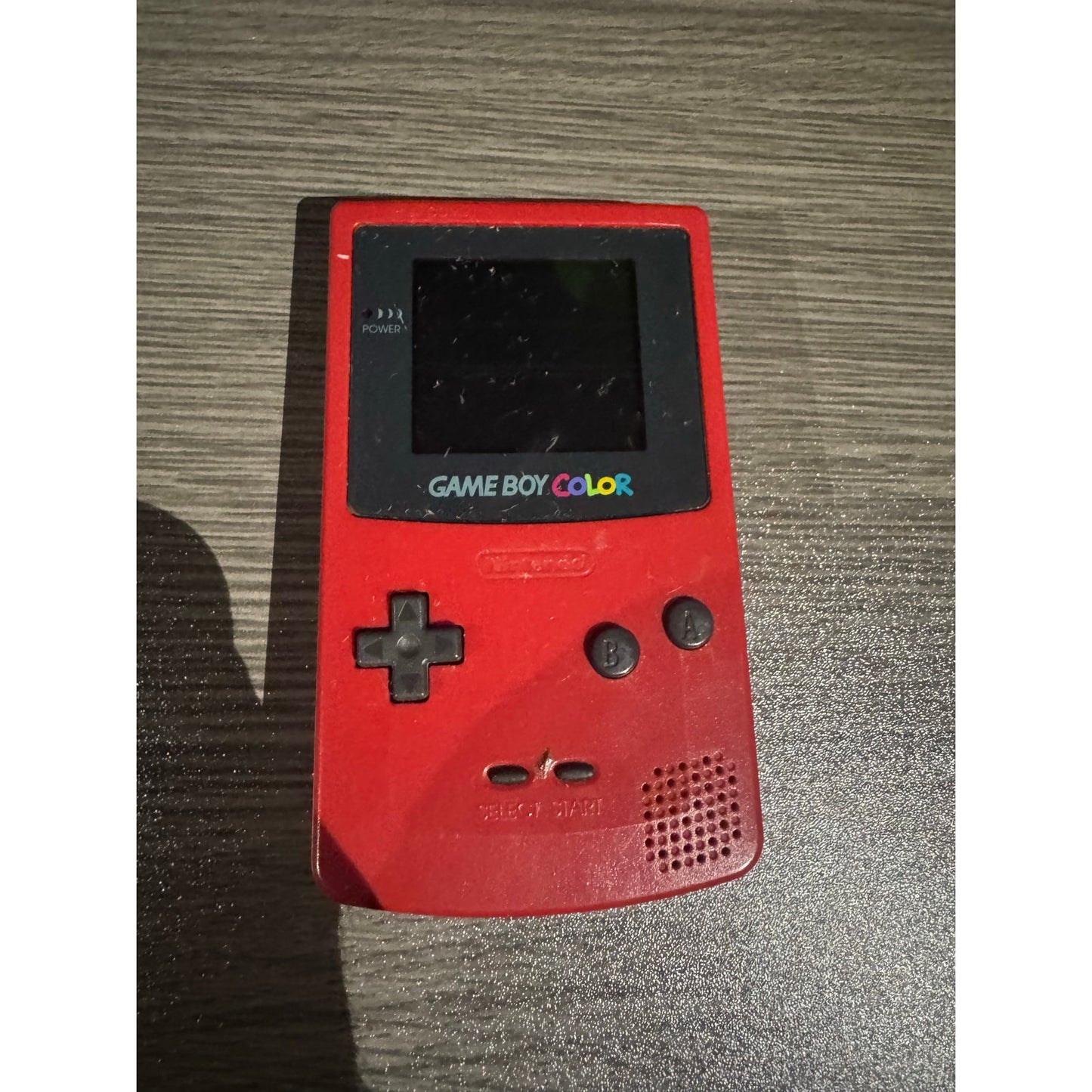 Game Boy Color Red - Not Tested - Parts
