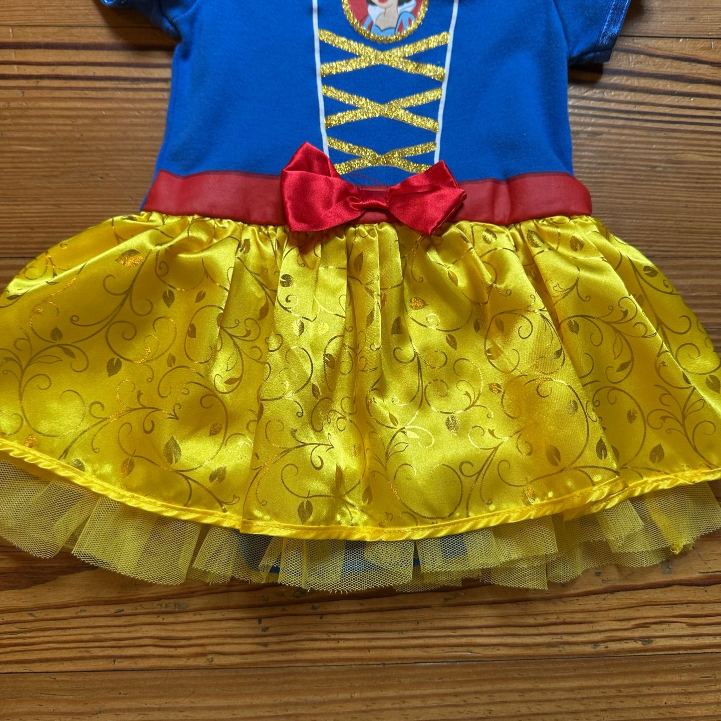 Disney Snow White blue yellow costume tutu one piece SIZE 6-12M