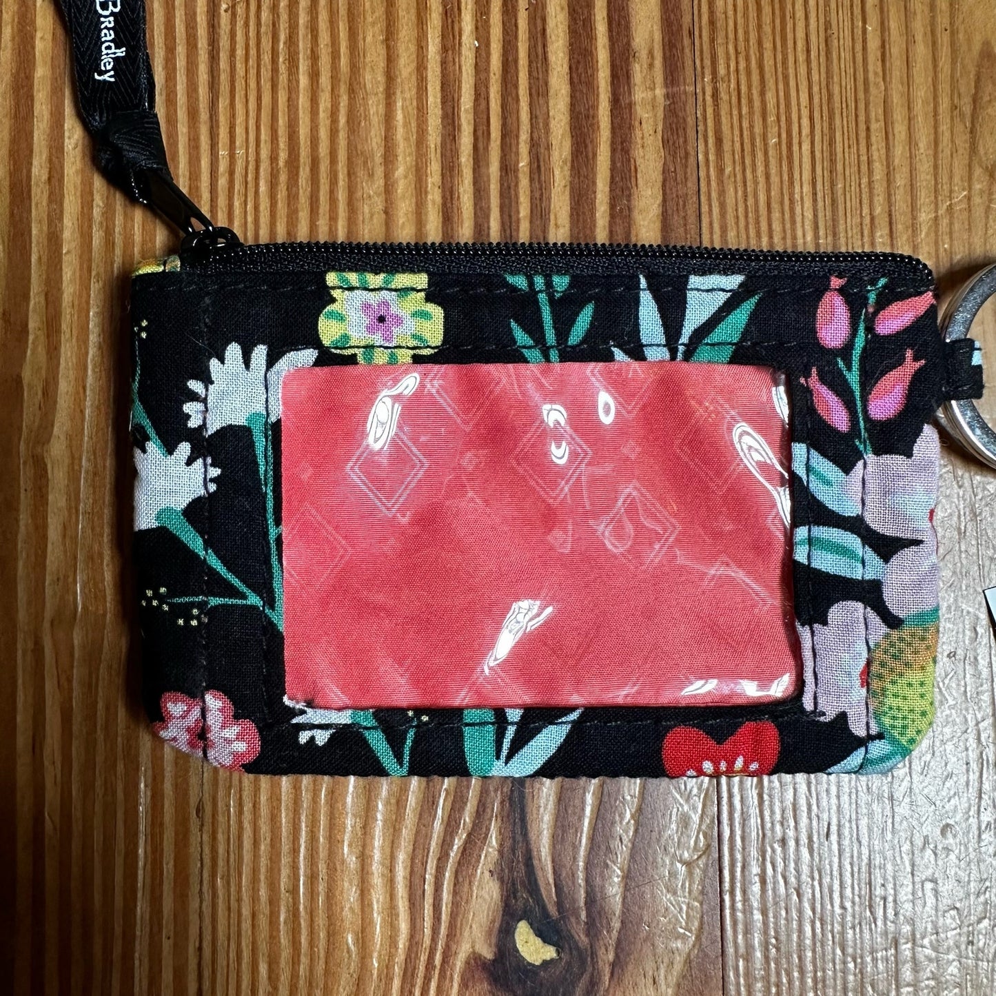 NWT Vera Bradley Fruity Floral zip ID case