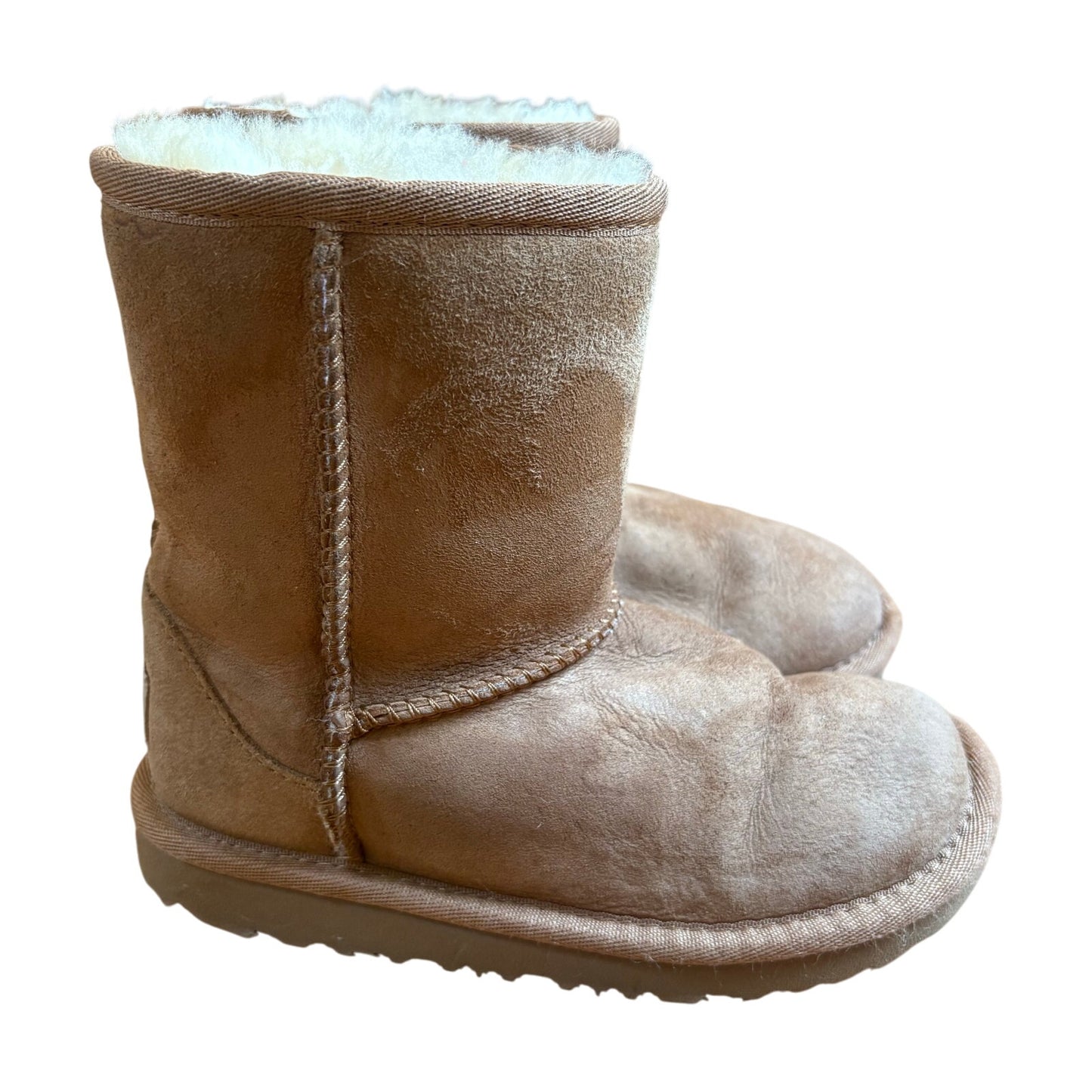 UGG Australia light brown suede classic winter toddler boots SIZE 12