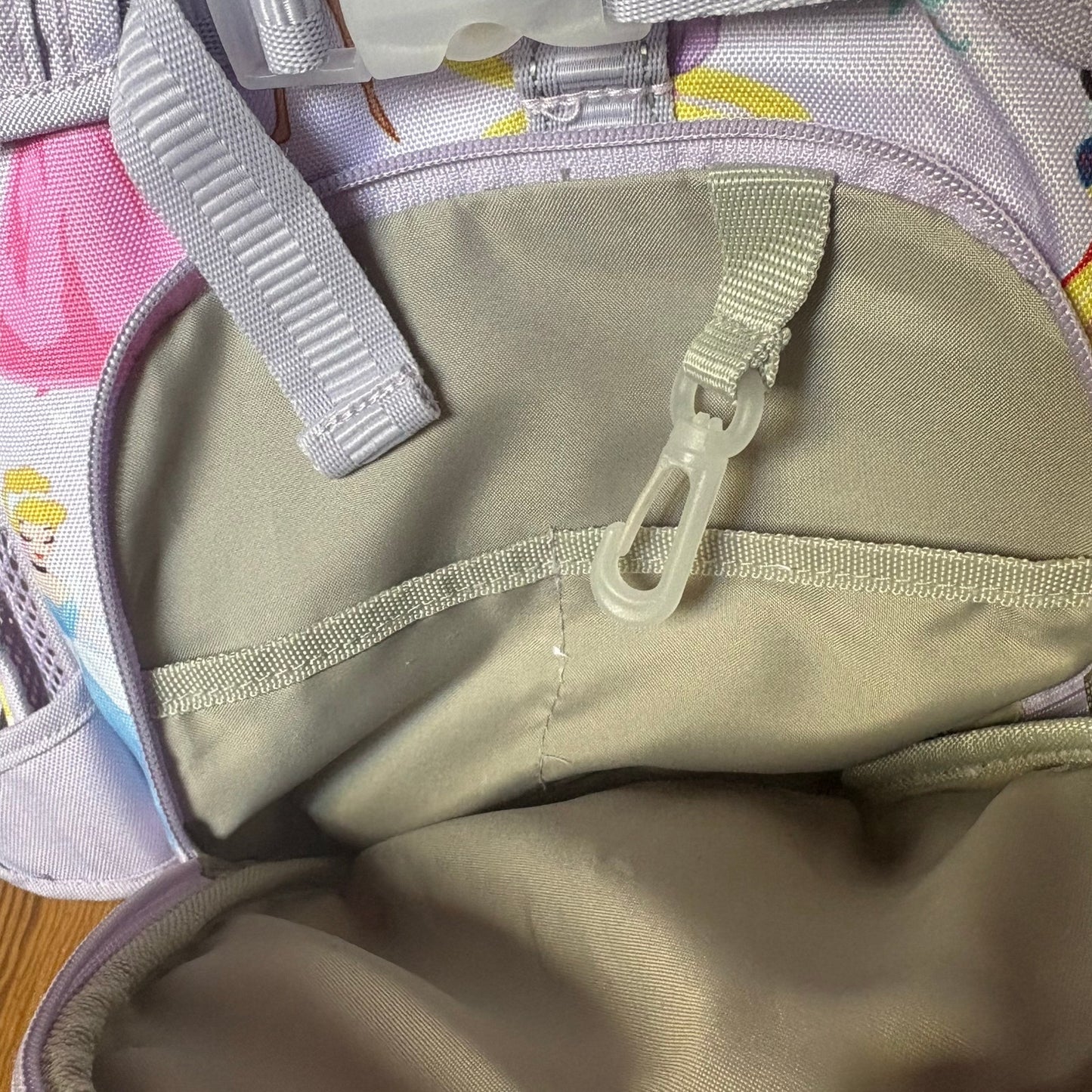 Pottery Barn Kids light purple Disney Princess bookbag