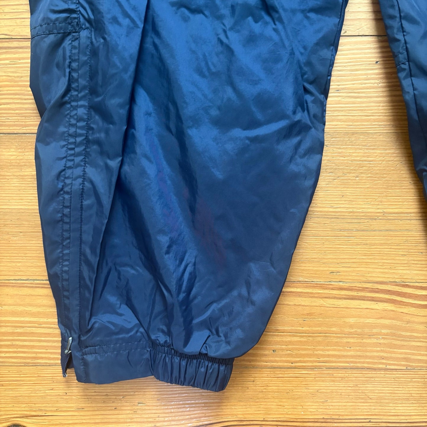 Nike y2k navy elastic waistband parachute windbreaker pants SIZE M