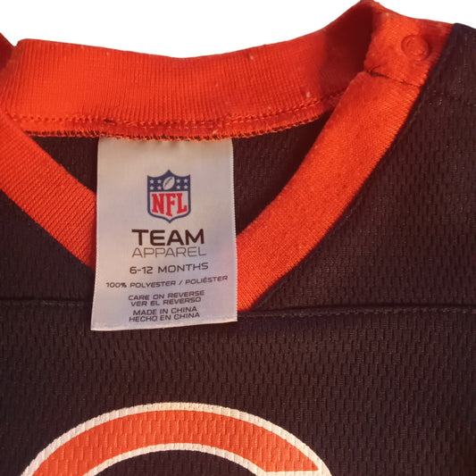NFL blue Chicago Bears short sleeve baby one piece bodysuit SIZE 6-12M