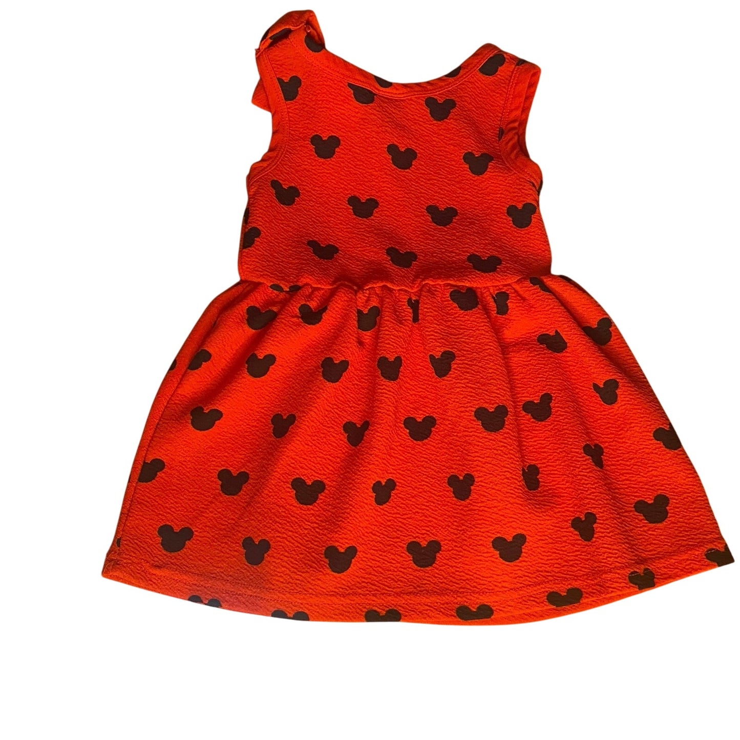 Disney Minnie Mickey Mouse red sleeveless girls dress SIZE 18-24M