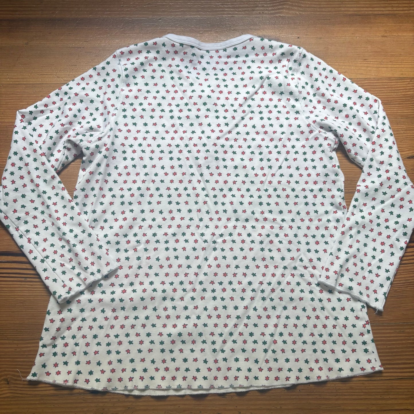 Roller Rabbit Starry Night white little star long sleeve pajama set SIZE M
