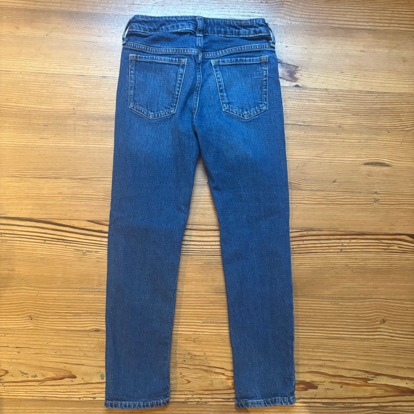 Gap dark wash girlfriend fit straight leg adjustable girl jeans SIZE 8