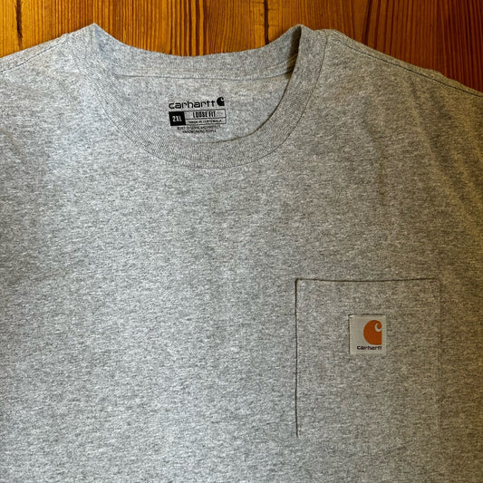 Carhartt light gray short sleeve t-shirt SIZE 2XL