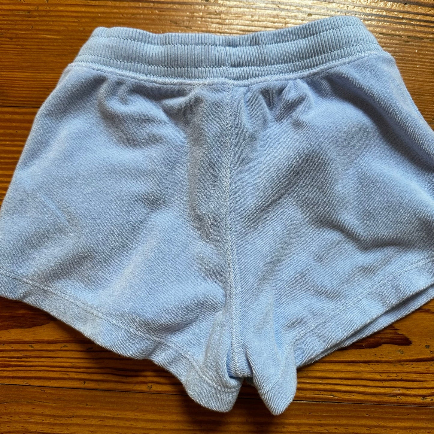 Polo Ralph Lauren blue terrycloth pink trim drawstring shorts SIZE 5