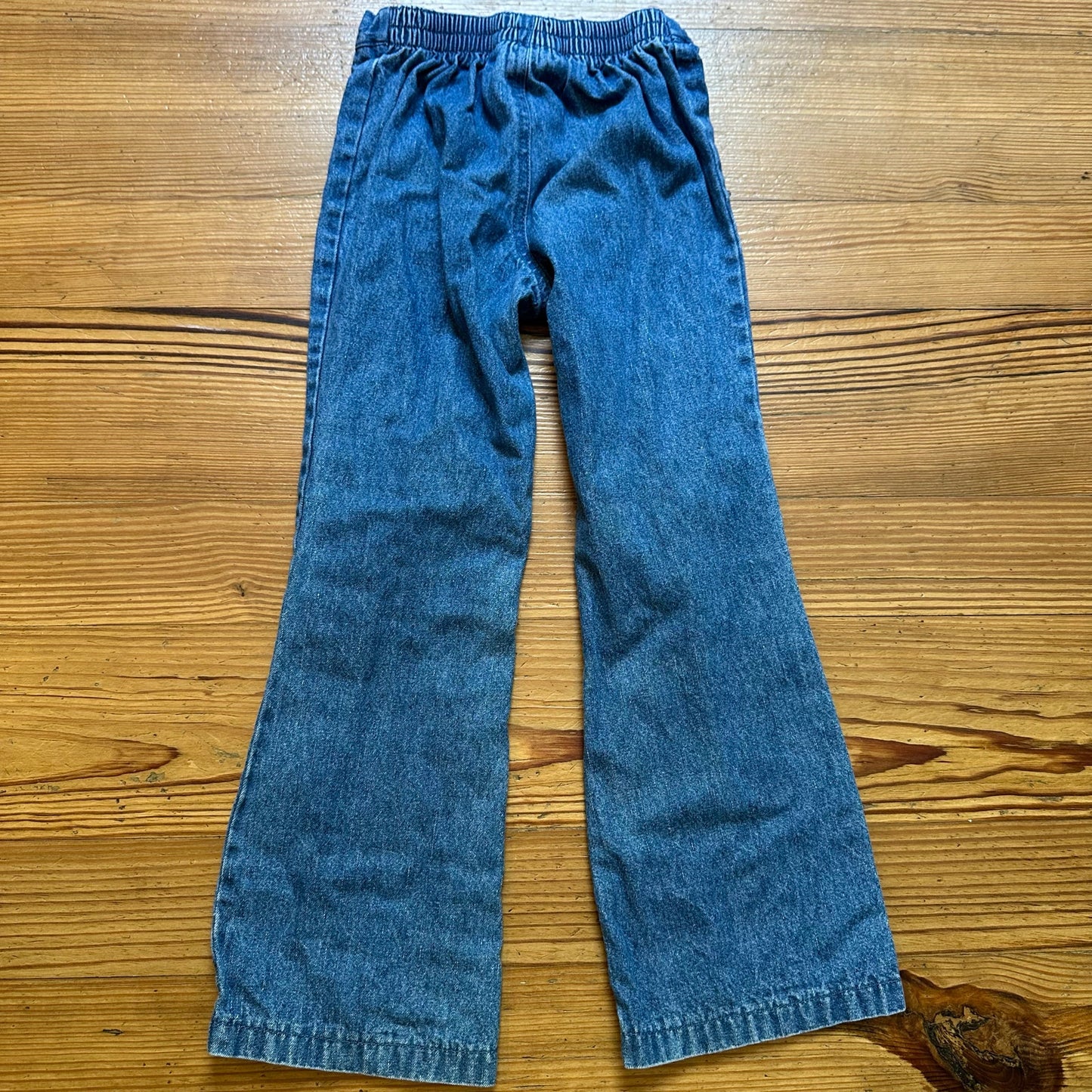 New Legends vintage kids flare embroidered jeans SIZE 6