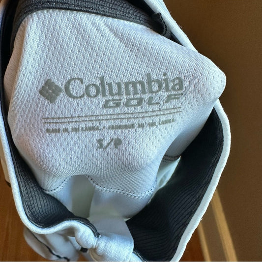 Columbia golf white Clemson 2016 National Champion pullover SIZE S