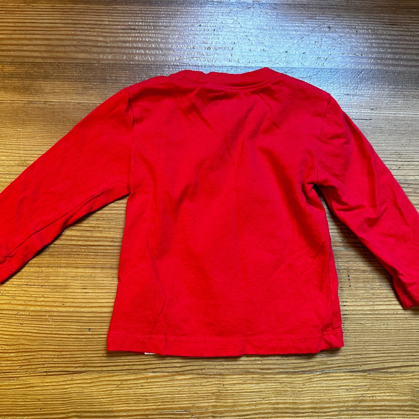 Gap red long sleeve Seseme Street graphic shirt SIZE 12-18M