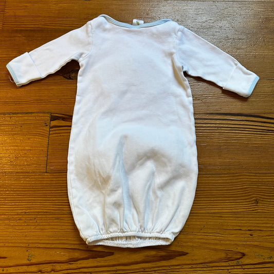 Starting Out white dog blocks embroidered sleep dress SIZE 0-6M