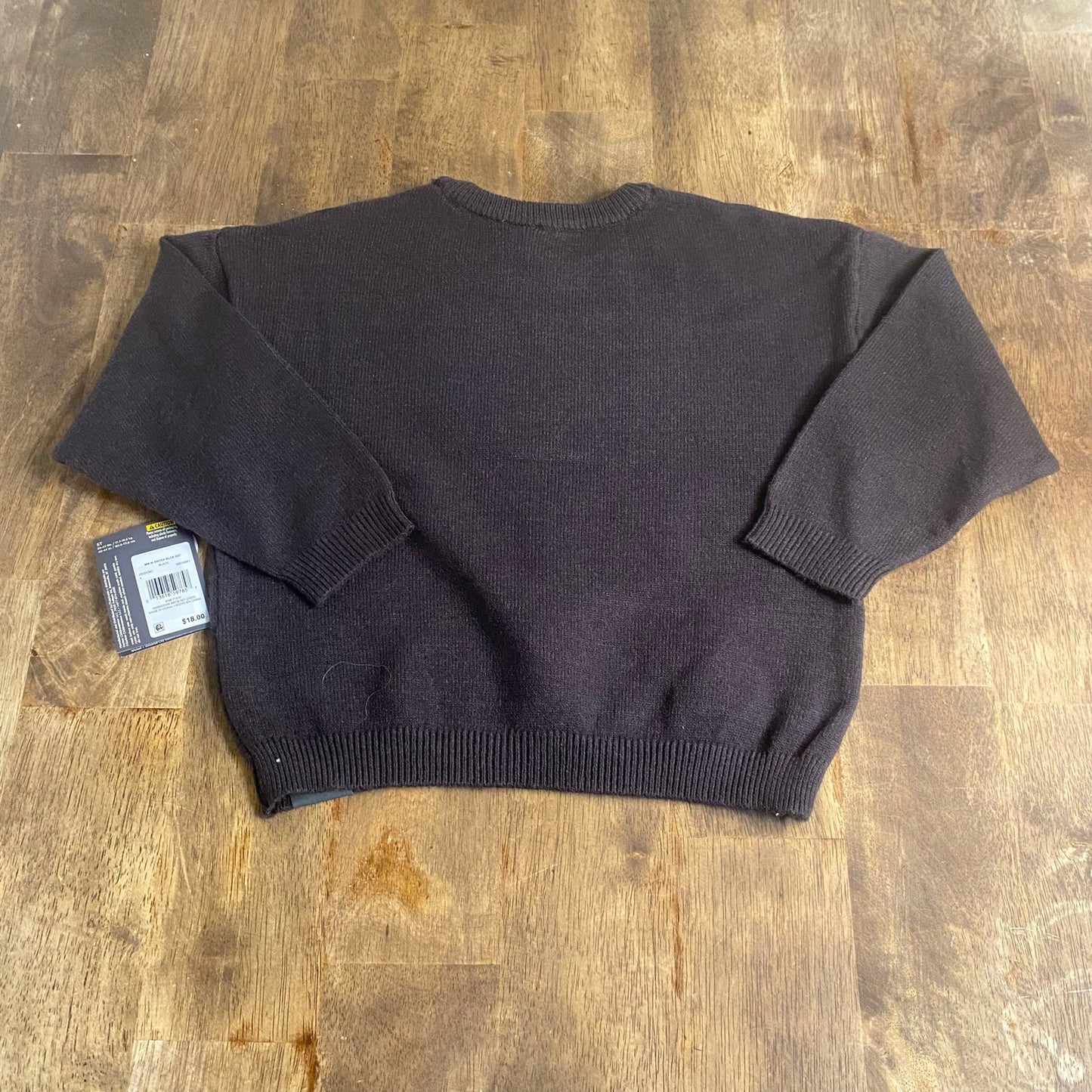 NWT Wicked Friend for Good black knit crew pullover sweater SIZE 5T