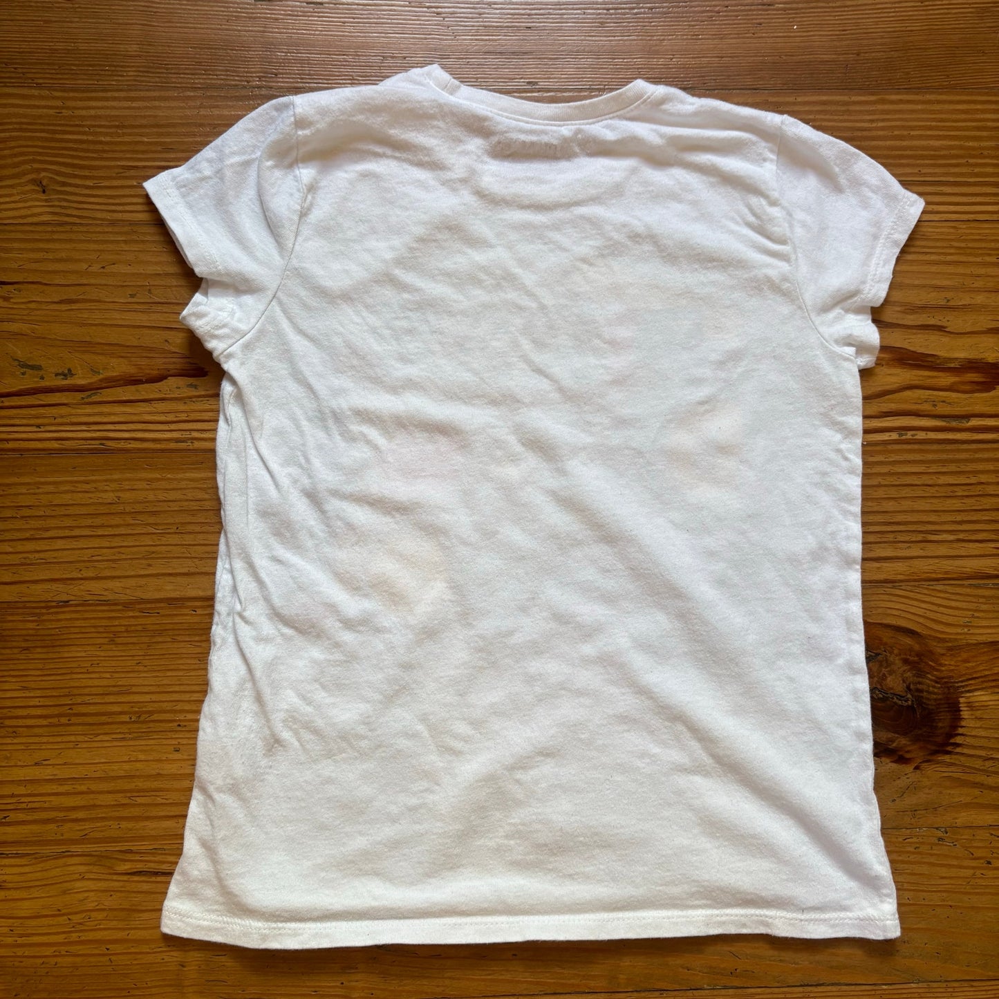The Children's Place first day of school white short sleeve graphic shirt SIZE M