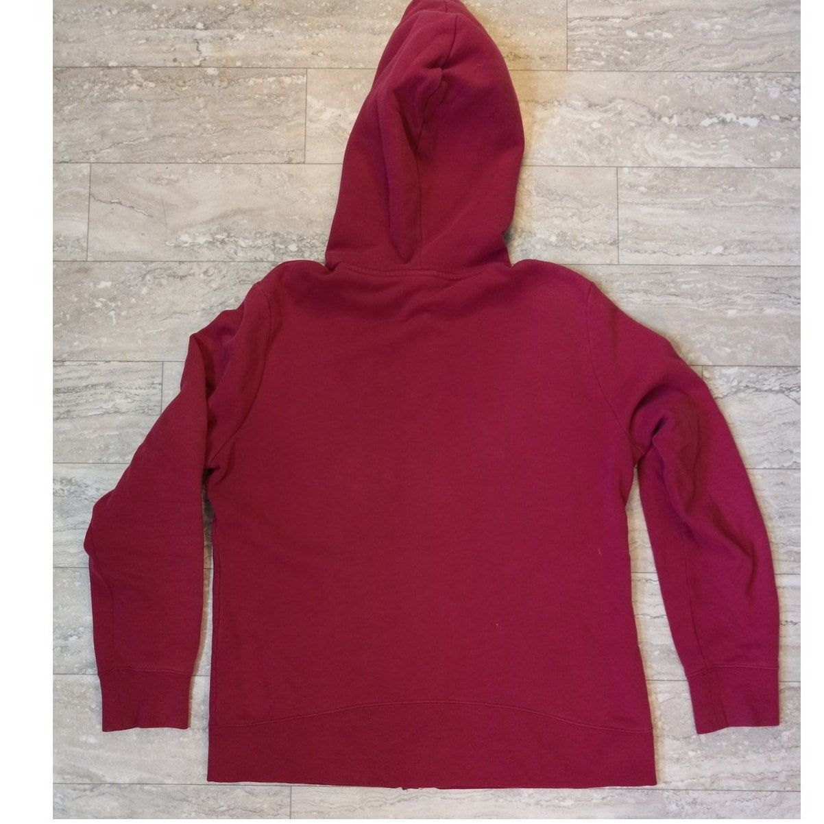 The North Face magenta full zip graphic womens hoodie sweatshirt SIZE XL