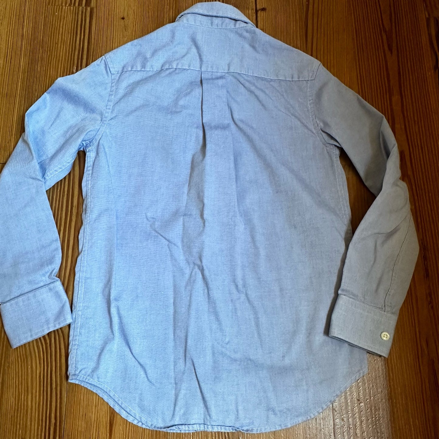 Ralph Lauren blue collar long sleeve button up shirt SIZE 8