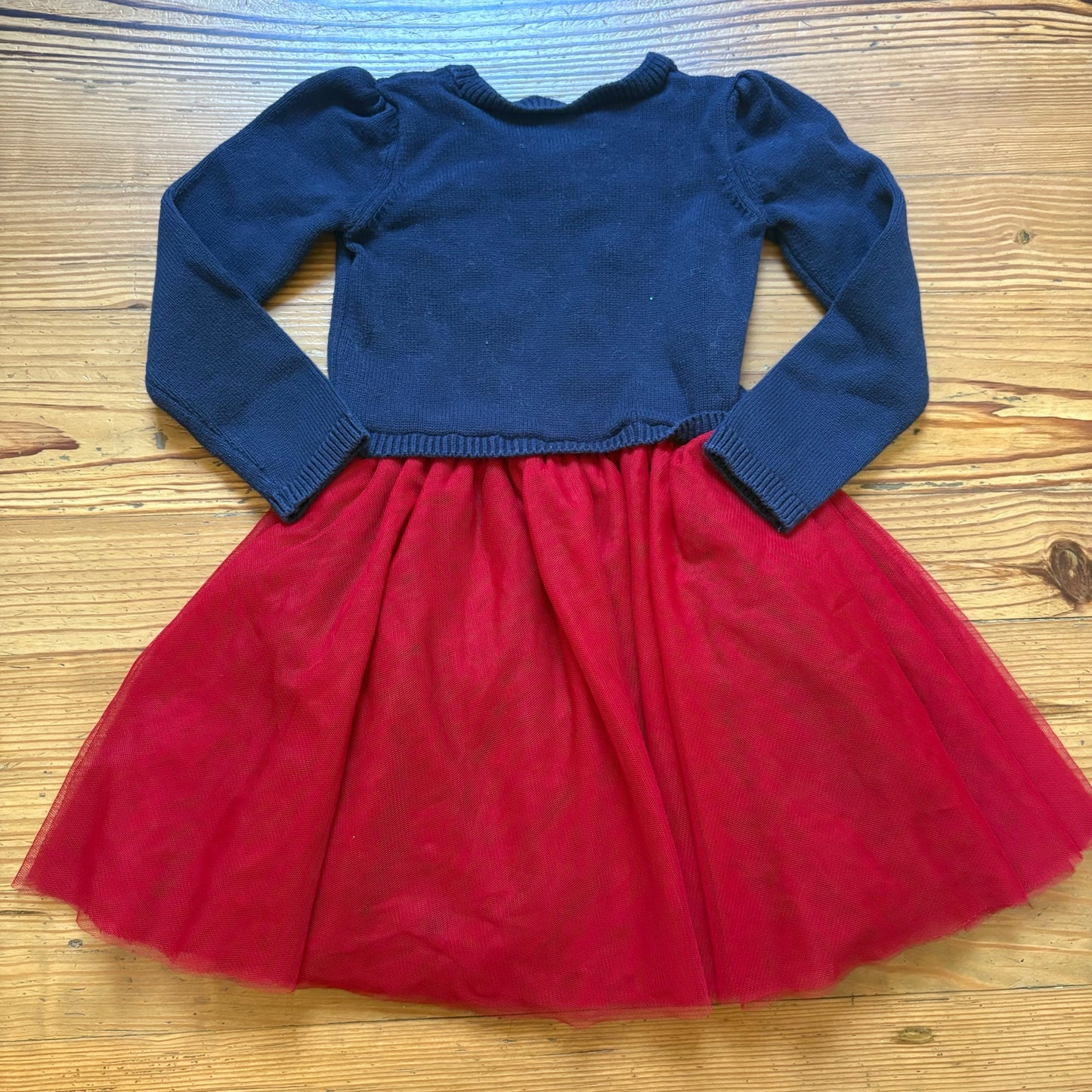 Gymboree holiday Christmas Nutcracker soldier long sleeve sweater dressSIZE 6