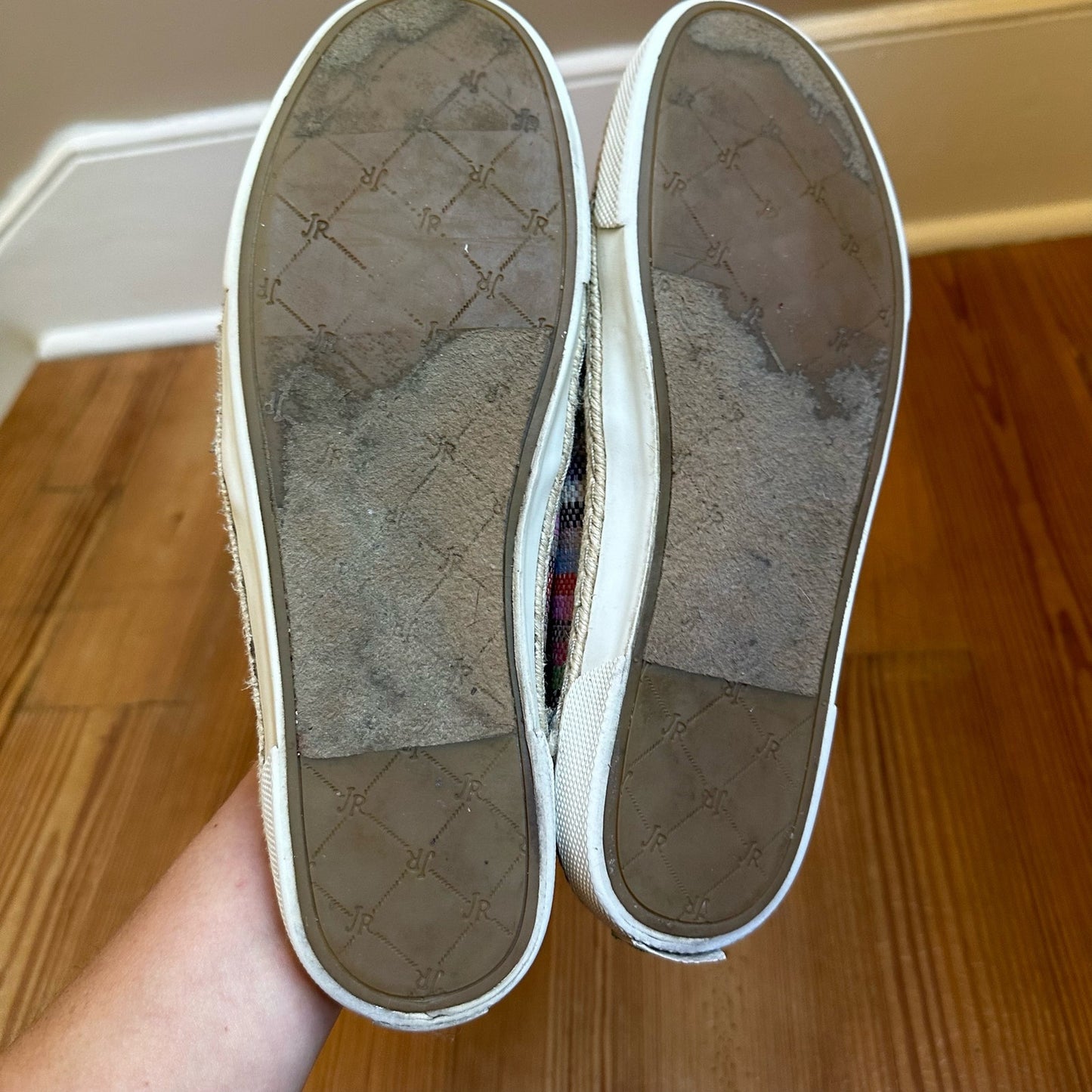 Jack Rogers rainbow slip on sneaker SIZE 10M