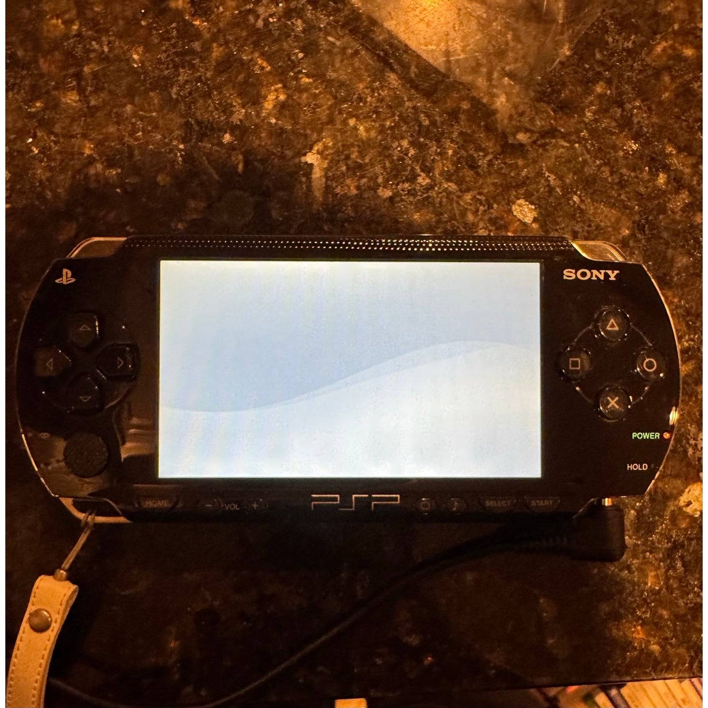 PSP handheld system TESTED - Black Color with Tough Travel Case
