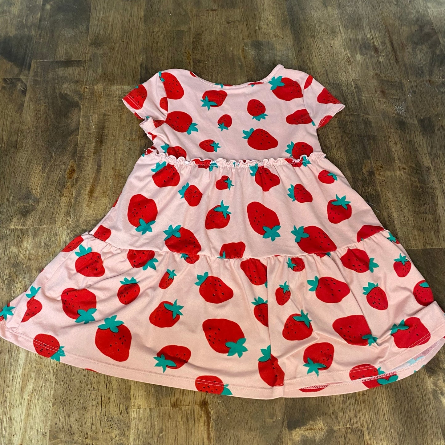 Member's Mark pink strawberry short sleeve dress SIZE XS