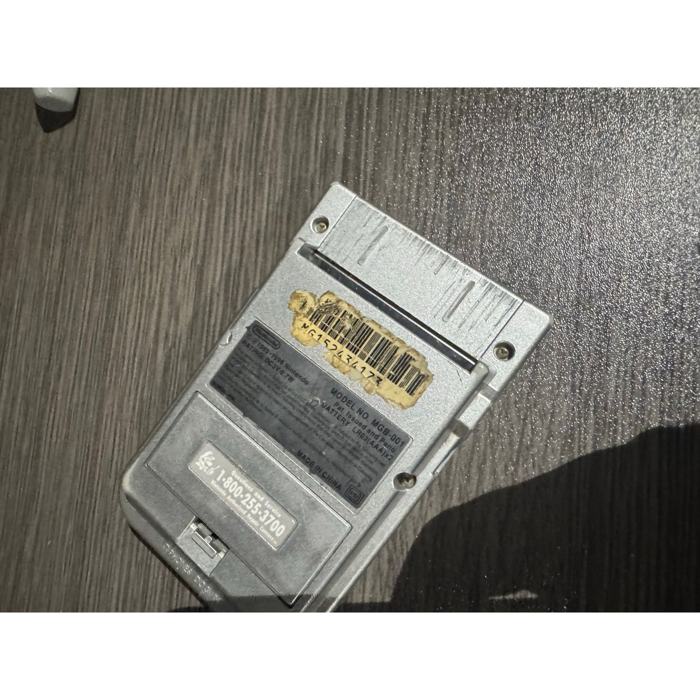 Nintendo Game Boy Pocket MGB-001 Silver Tested & Working