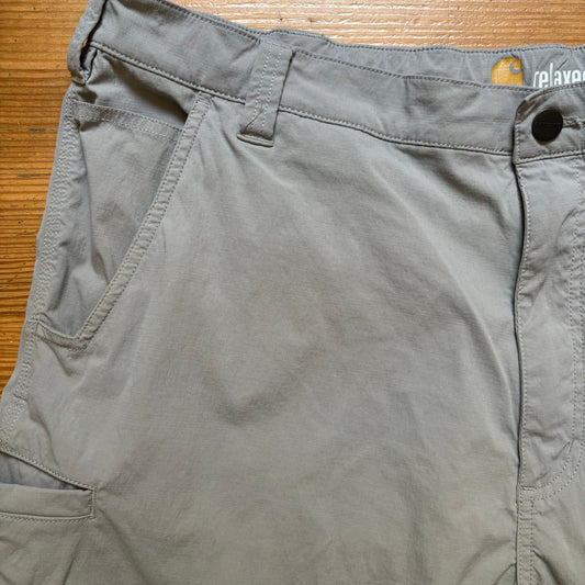 Carhartt light gray relaxed fit mens work shorts SIZE 40