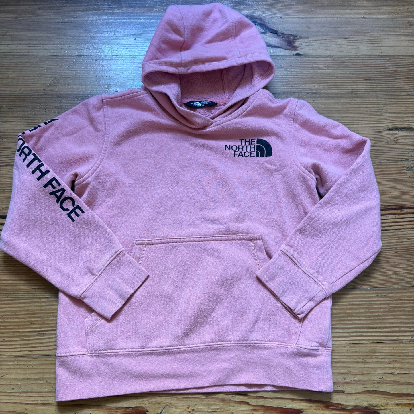 The North Face light ink hooded graphic girls sweatshirt SIZE 7