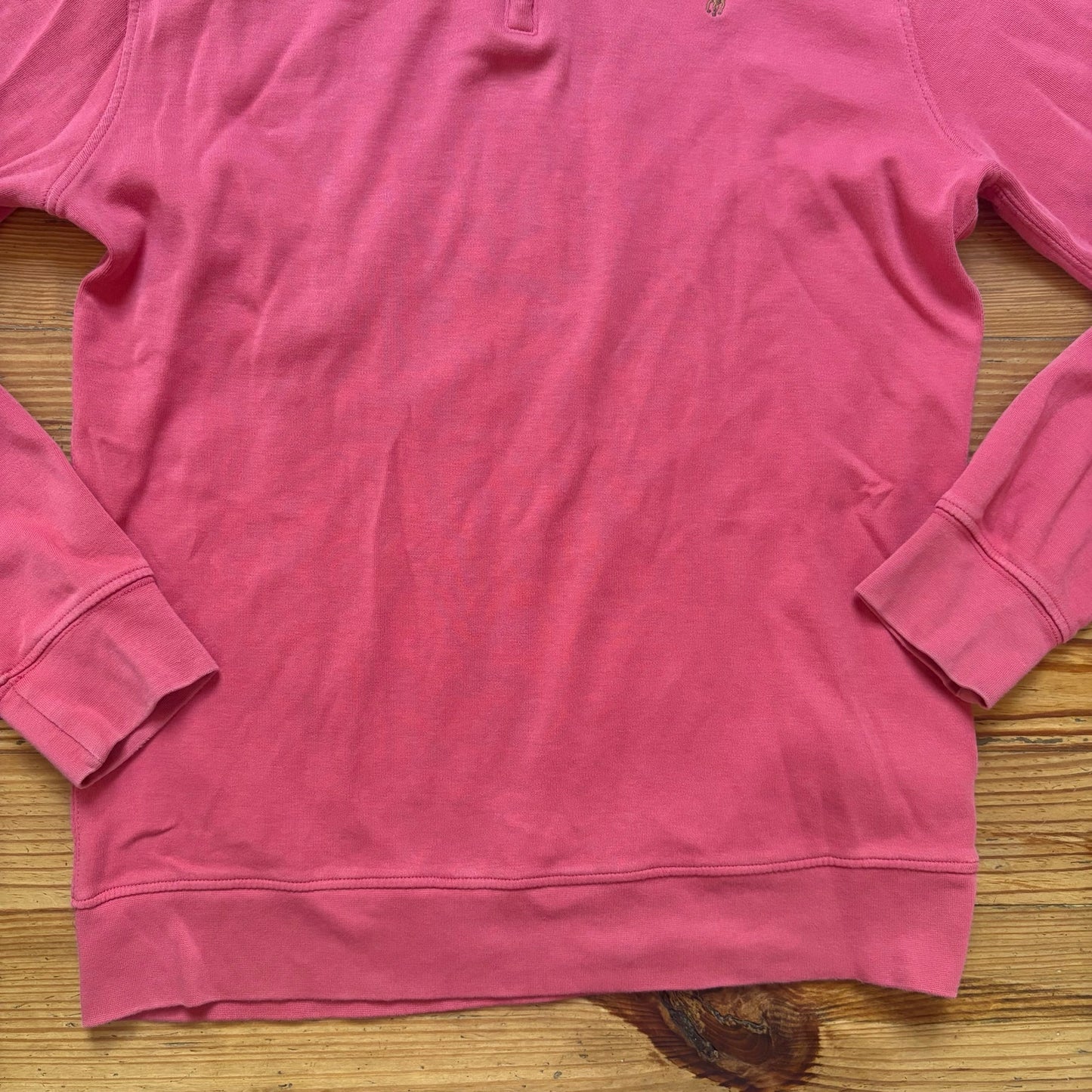Polo Ralph Lauren salmon pink quarter pullover zip boys sweater SIZE XL
