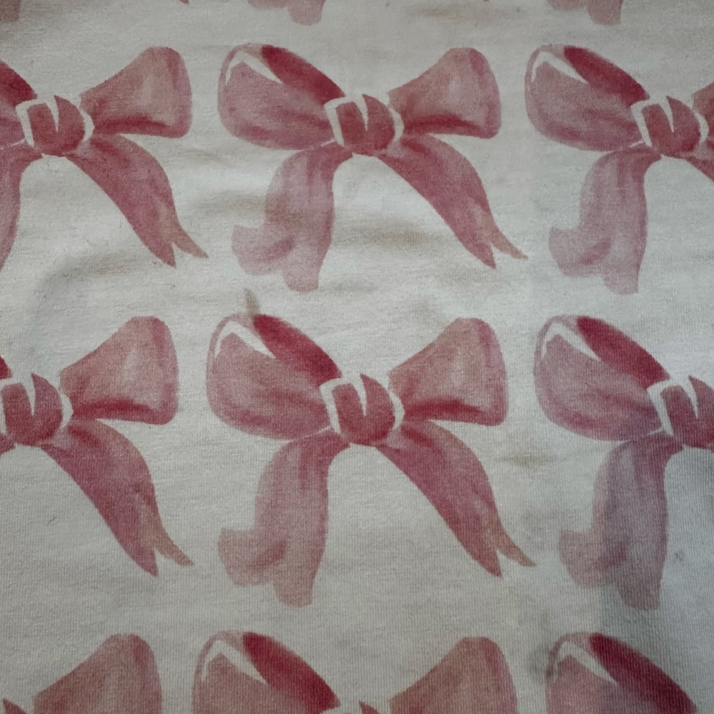Cecil and Lou white pink bow shirt sleeve tee shirt SIZE 5