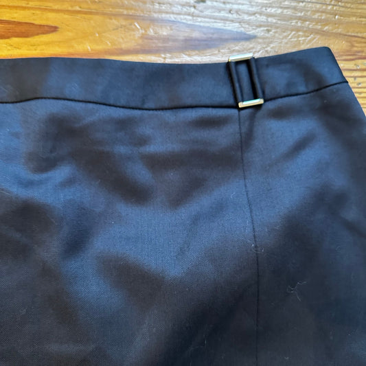 Brooks Brothers dark navy blue soft wool pencil skirt SIZE 10