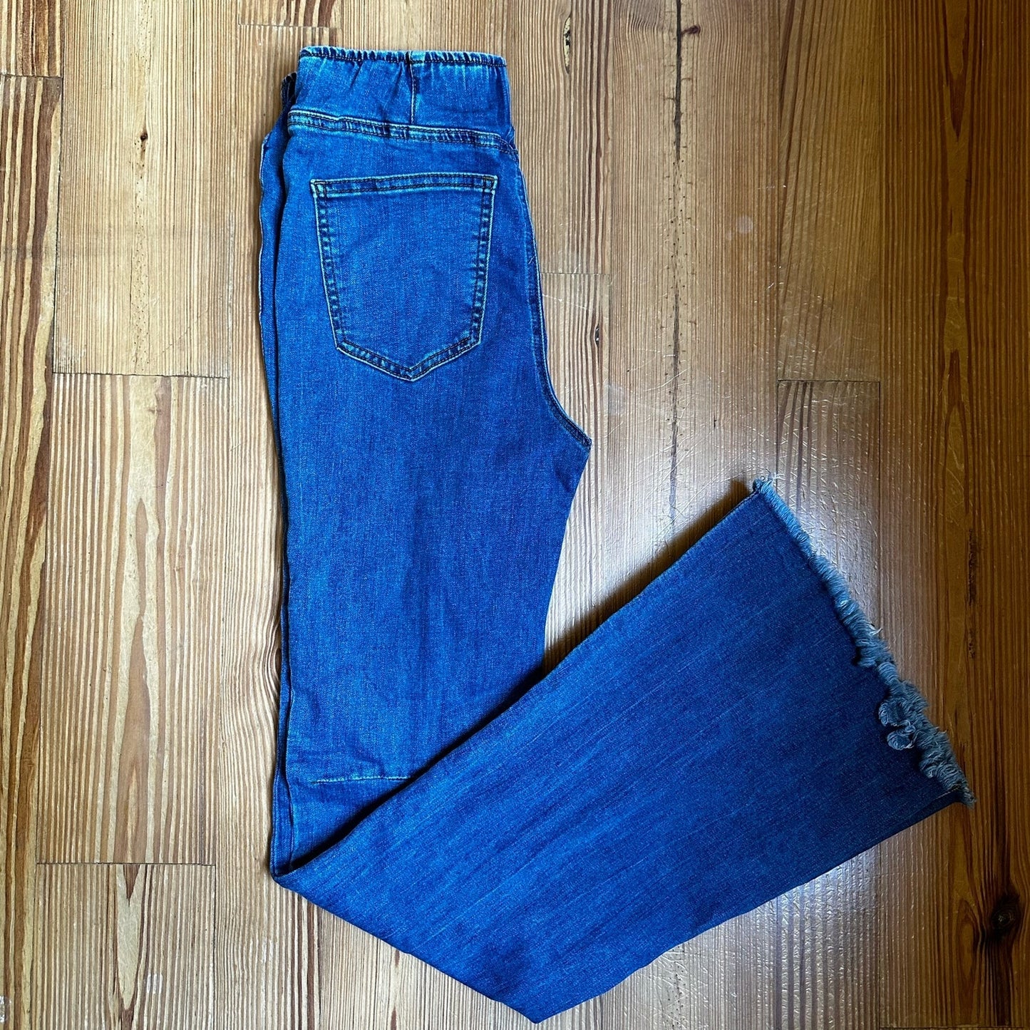 Ashley Mason medium wash high rise flare jeans SIZE 5