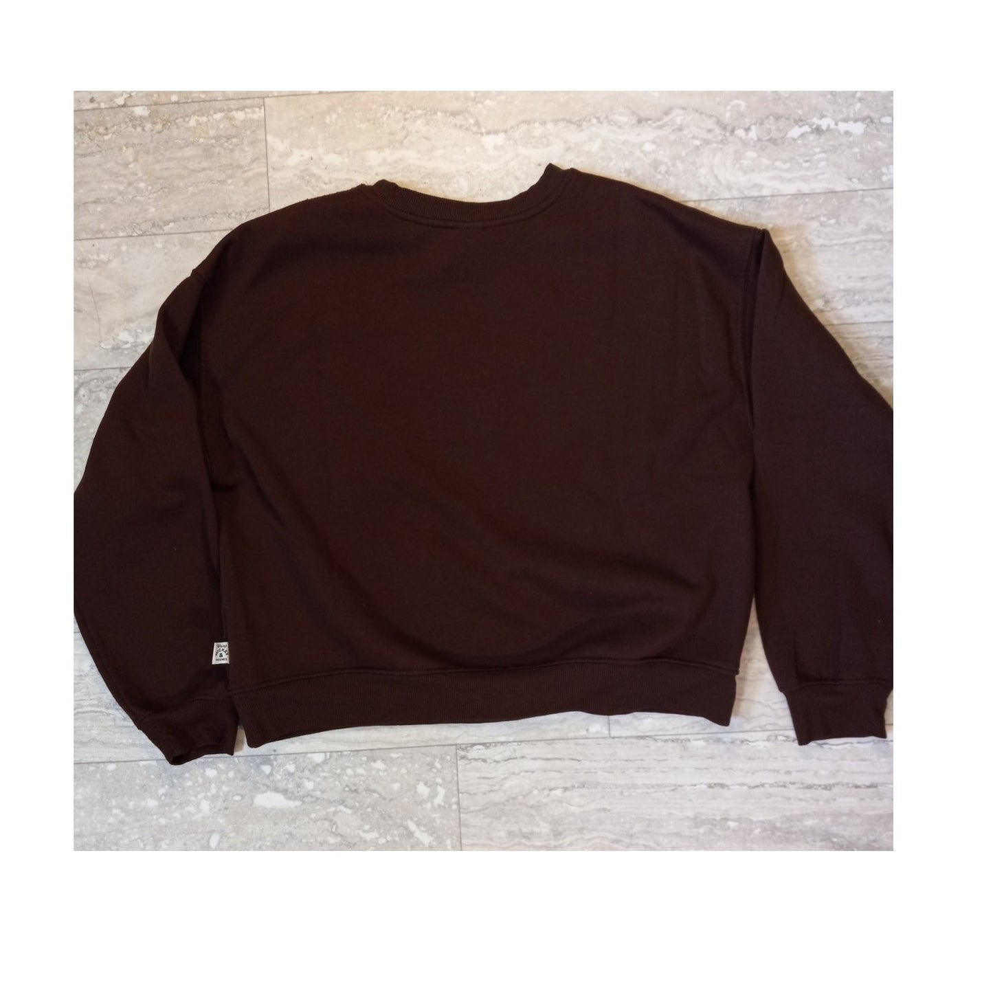 Disney Mickey Mouse cowboy pullover crew cropped sweatshirt SIZE M