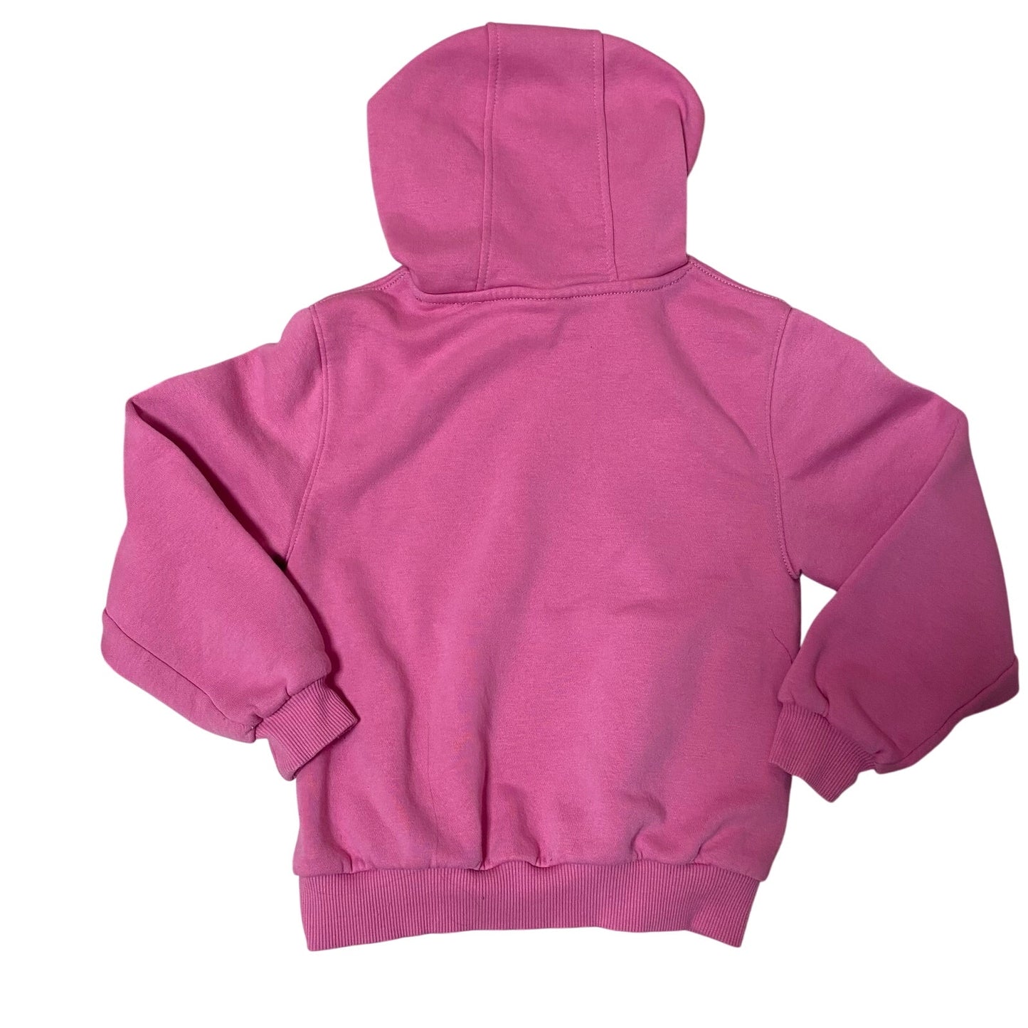 Nike pink white logo hooded girls sweatshirt SIZE 6