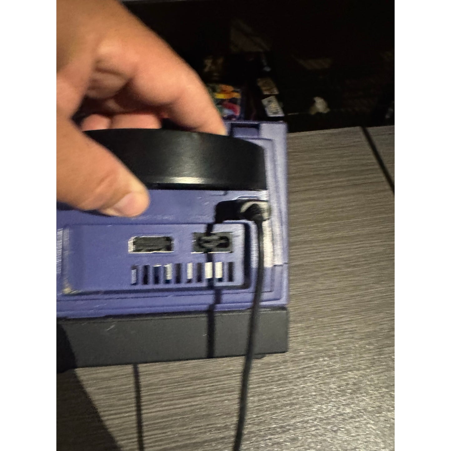 Nintendo GameCube Purple Console Only with Gameboy player tested