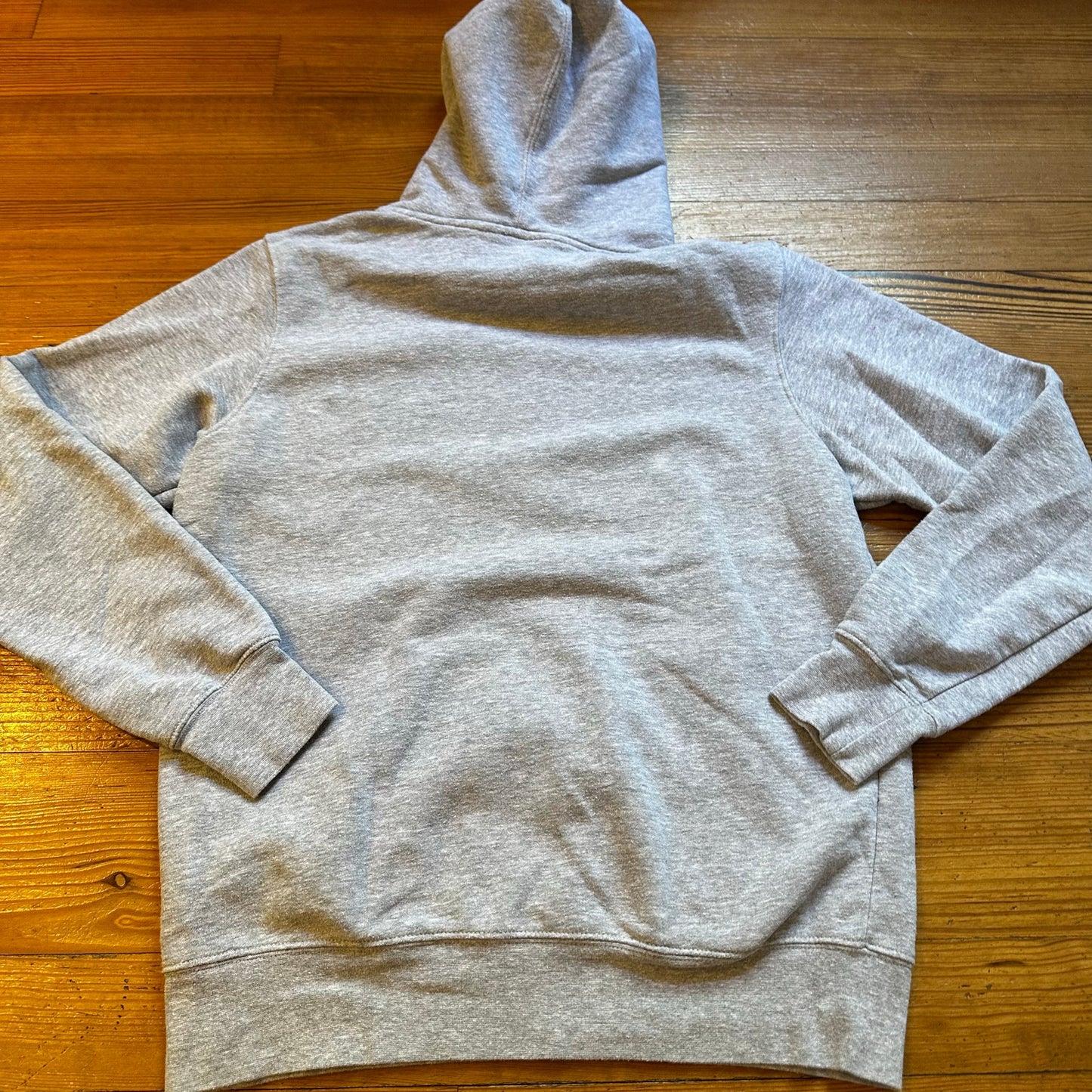 The North Face light gray white graphic hoodie sweatshirt SIZE M