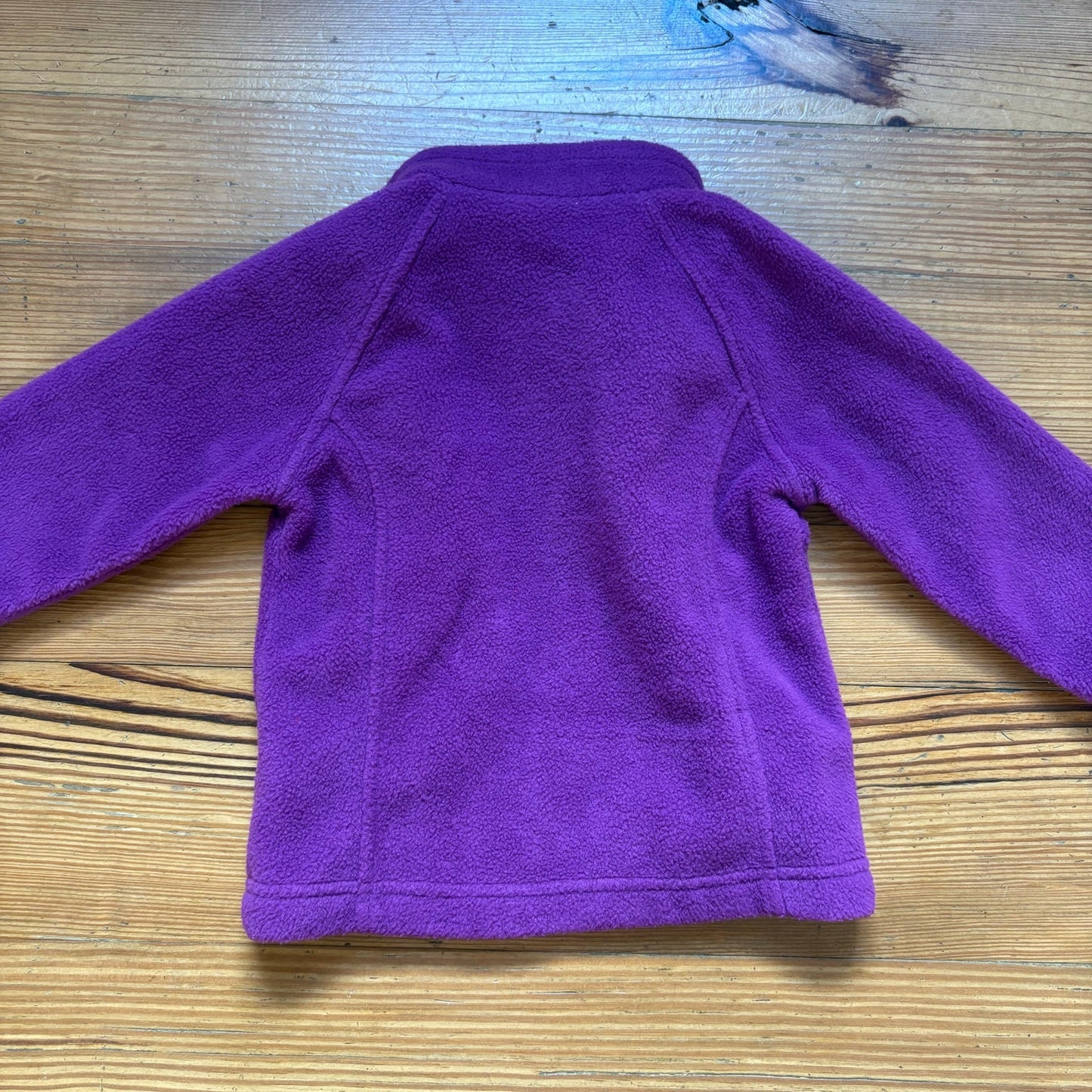 Columbia purple fleece full zip toddler sweater SIZE 2T