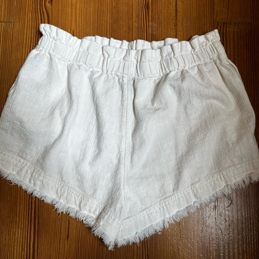 Urban Outfitters white cotton high waist shorts SIZE M